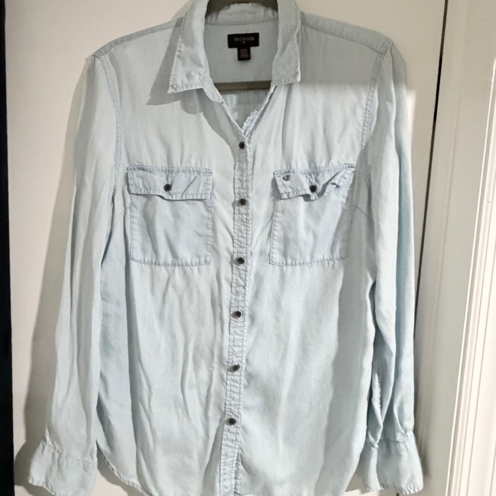 Vintage True Religion Chambray Button Down Shirt